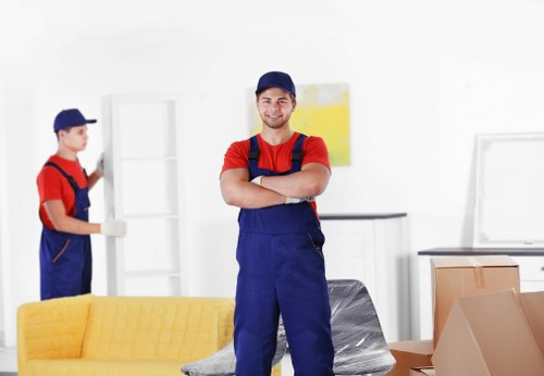 Professional packing services in Hanworth with moving boxes and protective materials