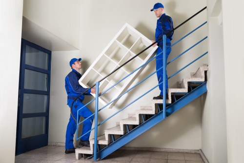Person reviewing a storage service complaint form