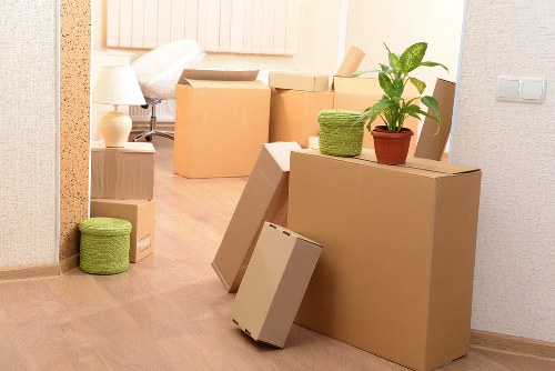 Decluttering belongings before house removals in Hanworth